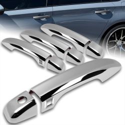 For 2018-2022 Honda Accord Mirror Chrome Door Handle Covers With Smart Keyholes -(2-DHC-1817