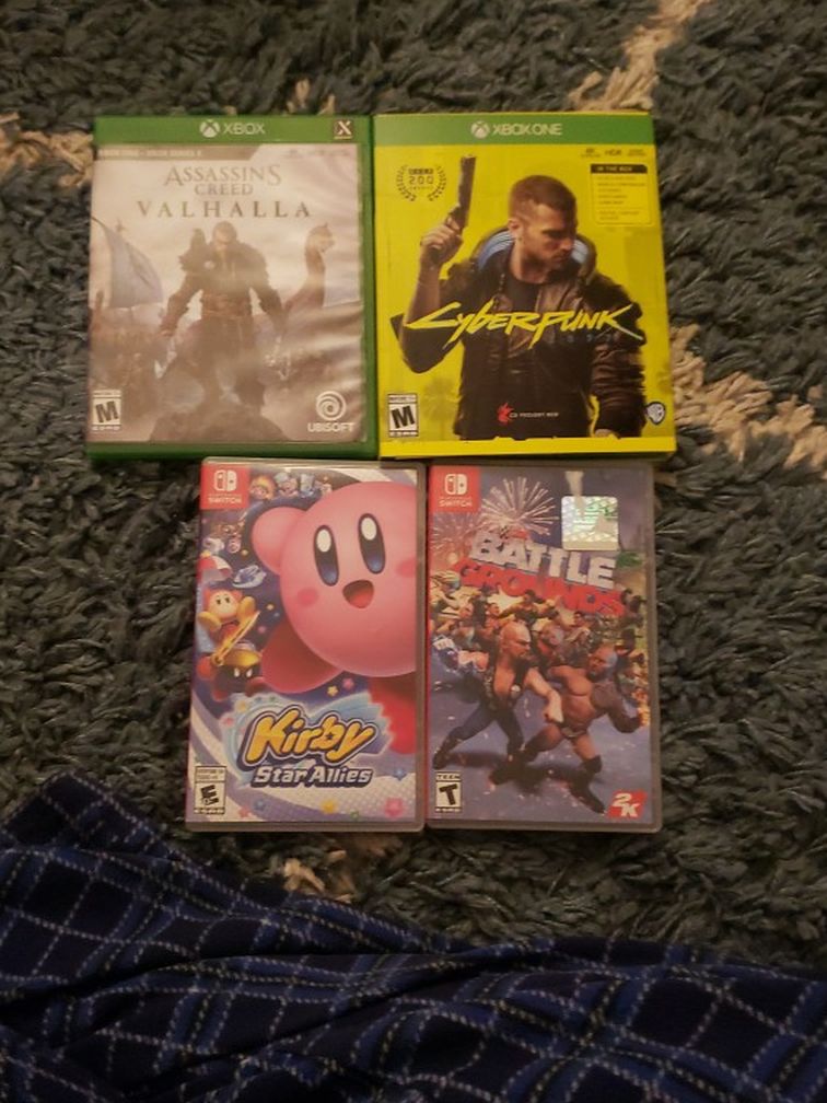 Nintendo Switch And Xbox One Games