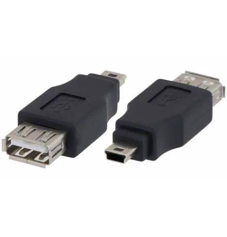 Adapter USB 2.0 Mini B male to A female Item # U3C00027