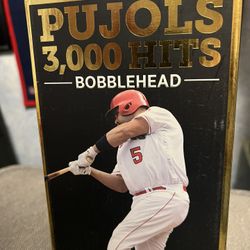 Albert Pujols 3,000 Hit Bobble Head