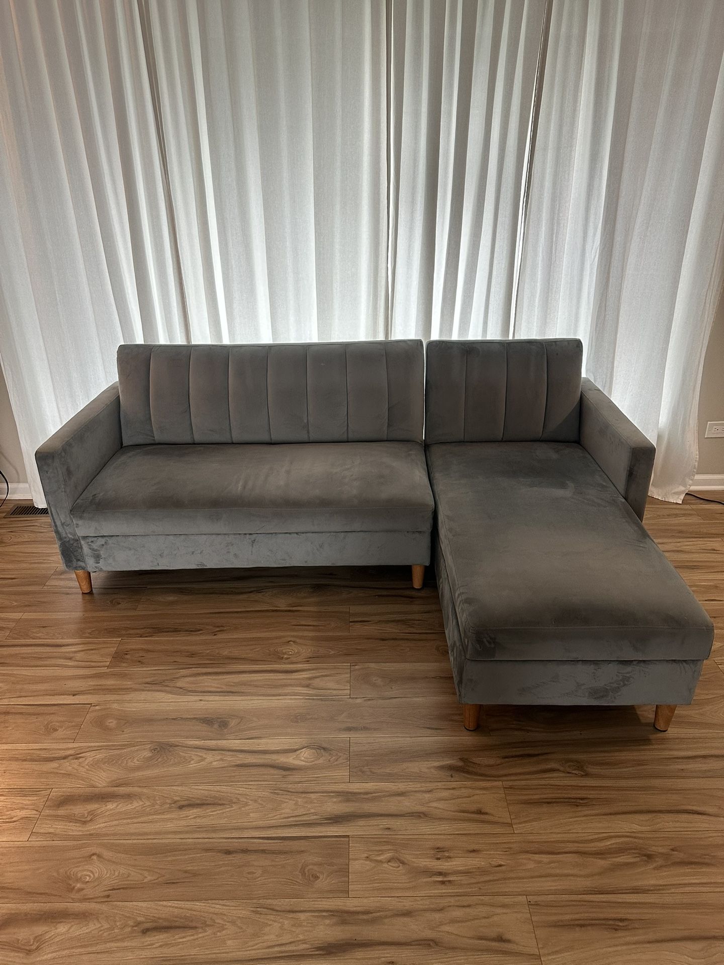 Two Piece Convertible Sofa Bed