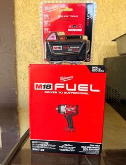 New Milwaukee M18 Fuel 1/2 High Torque Impact Wrench