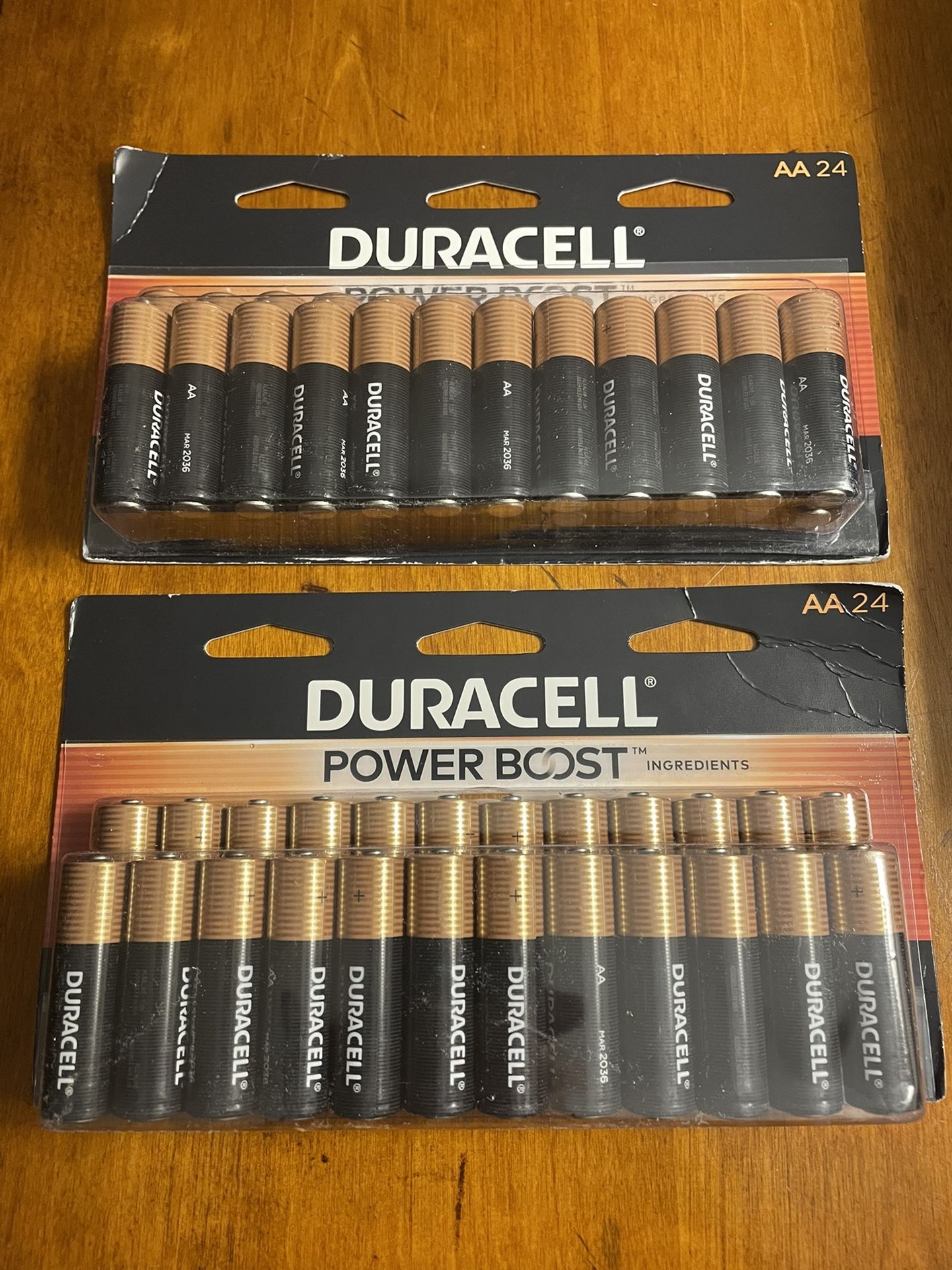 Duracell Coppertop Batteries 24 Pack $12