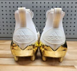 Adidas football cleats white and gold clearance