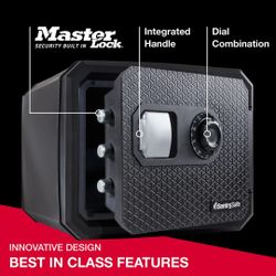 Fireproof Waterproof Safe with Combination Dial