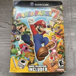 Mario Party 7 With Cardboard Box Manual And Microphone