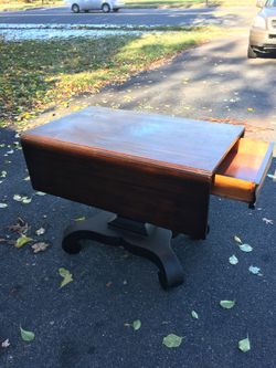 Antique drop leaf table