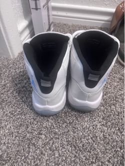 White & Blue Jordan 11s Size 5