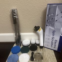 Rechargeable Spin Brush Scrubber Set