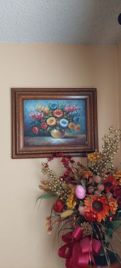 Beautiful Flowers Wall Paint