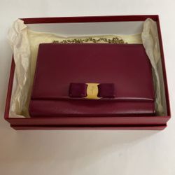 Salvatore Ferragamo Cross Bag With Box And COA