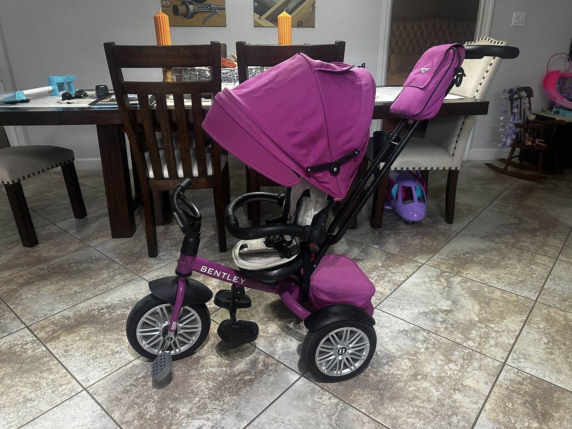 Bentley Stroller - (3 Stages) Stroller, Then Converts To Tricycle