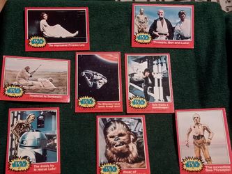 1977 Star Wars (Topps) Red Lot of 8