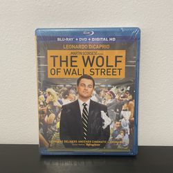 The Wolf Of Wall Street - Blu Ray + DVD Combo NEW SEALED Leonardo DiCaprio Movie