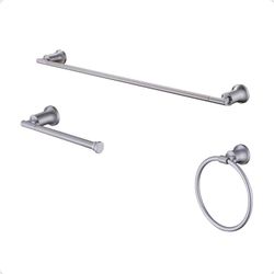 Glacier Bay Brushed Nickel Bathroom Accessory Set