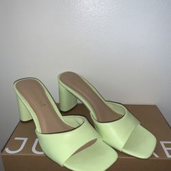 Pastel Green Heels 