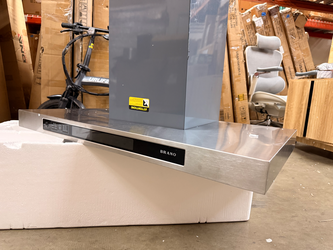 36-inch Stainless Steel Range Hood Wall Mounted, 1000 CFM Strong Suction, 6-Speed, for Large Cooktops, DuctedB