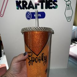 24oz Starbucks Plastic Halloween Cup. 
