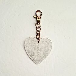 Heart Key Chain Charm Bag Clip