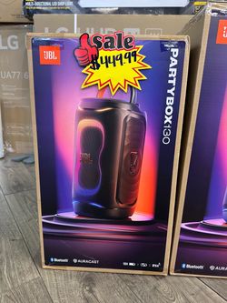 JBL PartyBox 130 Take It Home In Payments •$0 Initial Payment Please Read Description