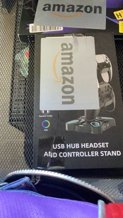 USB Hub Headset And Controller Stand 