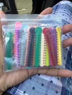 Rubber band colors for braces