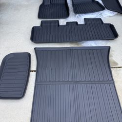 Tesla Model Y Floor Mats 2025 2026 | Custom Fit All-Weather 6 piece