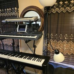 Multi-Tier Keyboard Stand (Double Tier + Lower Stand) – Heavy Duty