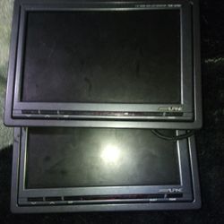 2 7 Inch Alpine Car Audio LCD Screens 