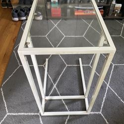 Glass Side Table / Night Stand
