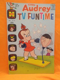 1970 Little Audrey TV Funtime #33 Harvey Giant Size Comic Book (SOLID COPY)
