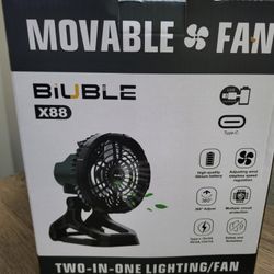 Rechargeable Fan, 22500mAh Battery Operated Camping Fan for Tent, Quiet USB