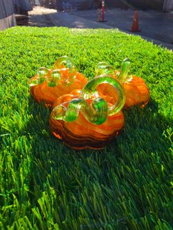 Glass pumpkin