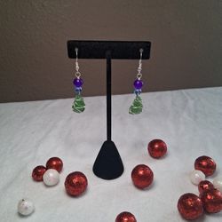 Handmade One Of A Kind Seaglass Earrings.