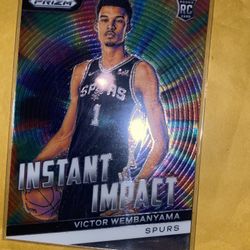 Prizm 2023-24 Prizm Victor Wembanyama Rc Instant Impact #3 Spurs