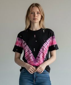 NWT Sandro Paradise Embroidered T-Shirt Size 3 (L)