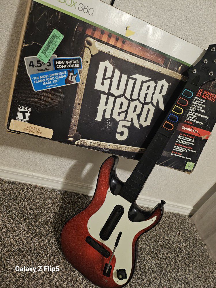 Guitar hero 5 Xbox 360