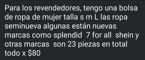 Ropa de mujer