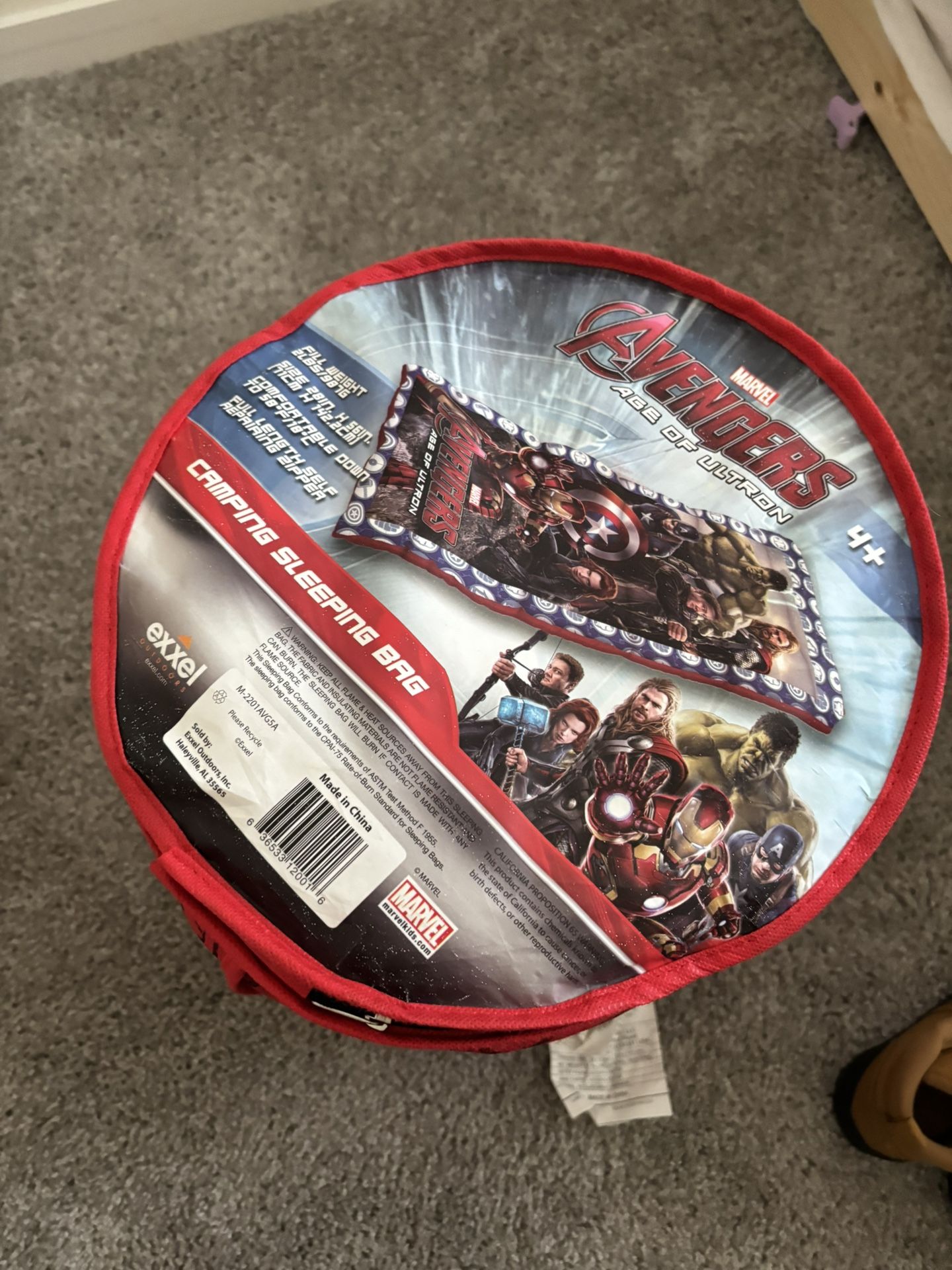 avengers sleeping bag 