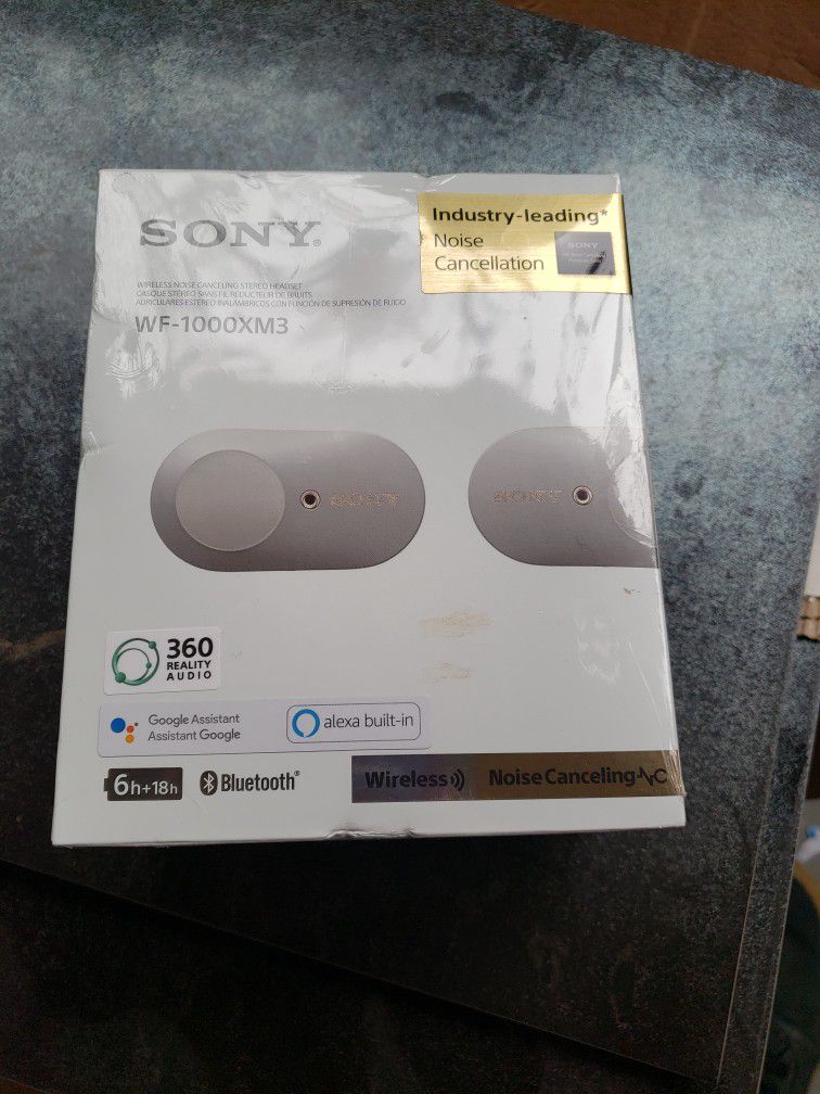 Sony wireless earbuds FW - 1000XM3