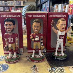 San Francisco 49”ers Bobbleheads Set