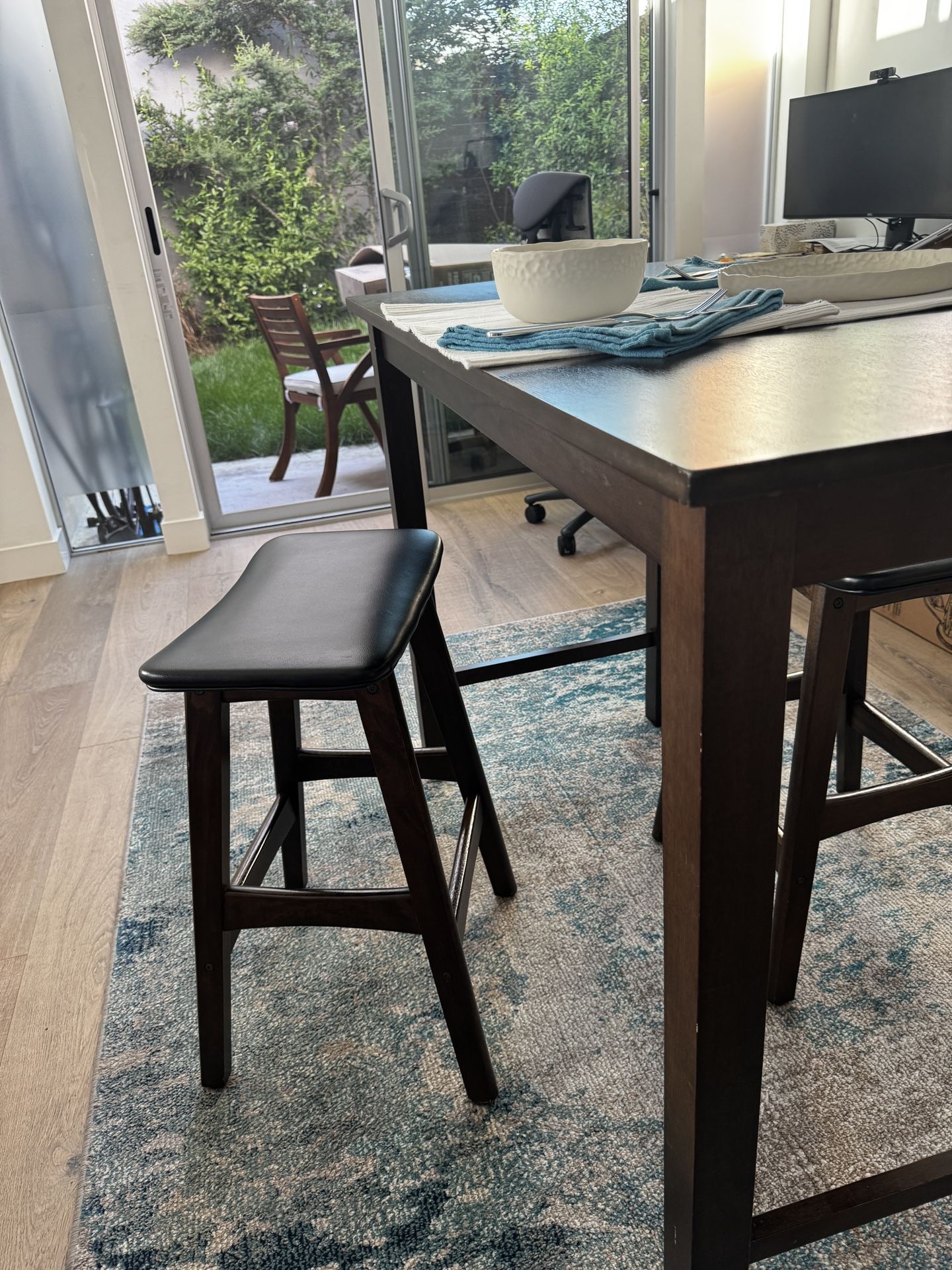 Dining Table & Stools Set