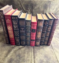 Easton Press Leather Bound Collectors Illustrated Ed. 10 Book Lot Mint Condition