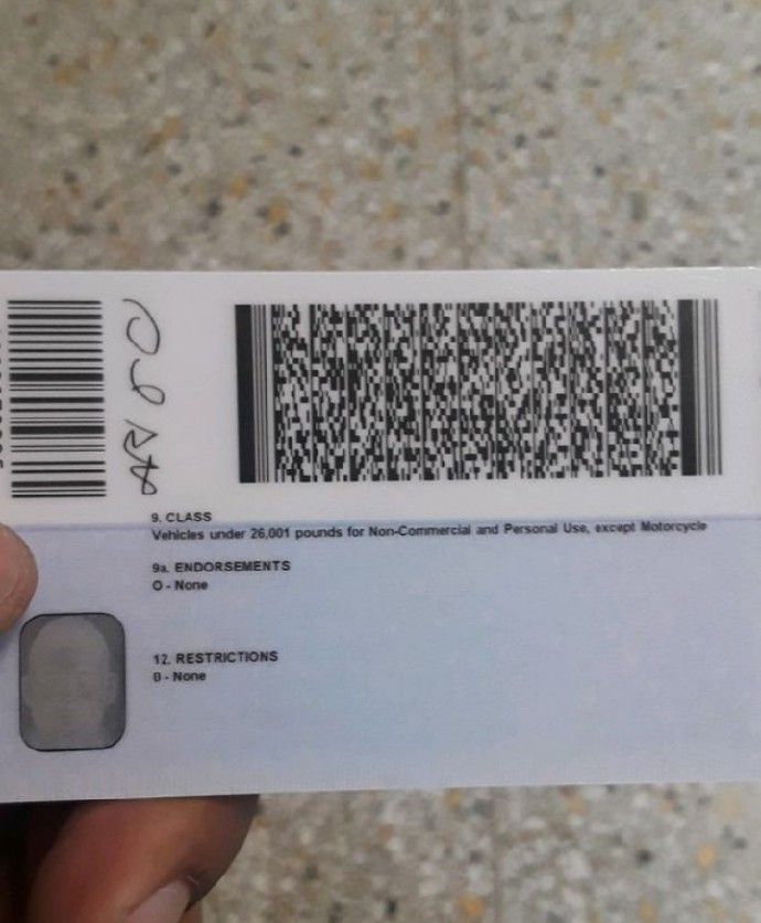 real registered genuine drivers license