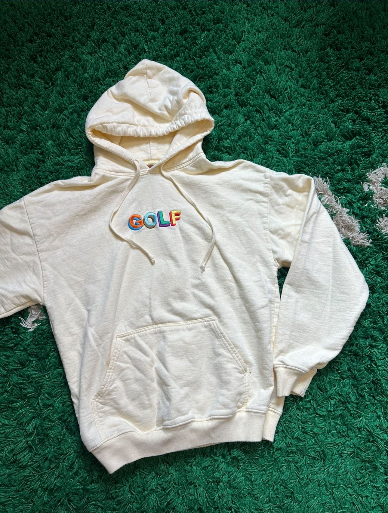 Golf Golfwang Hoodie Size Small Men’s Cream