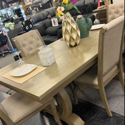 Formal Dining Set On Sale 🚨🚨🚨 Floor Model 🚨 🚨 Take Home Has Is