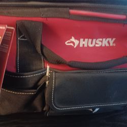 Husky 22 In Tool Spring Loaded Tool Bag