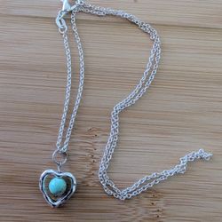 6mm Green Agate Necklace
