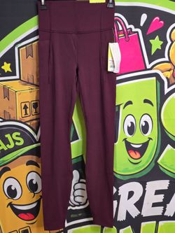 💜 All in Motion Dark Purple Leggings with Side Pockets 💜