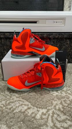 Nike LeBron IX Shoes Size 7.5 In Men’s, 9 In Woman’s.